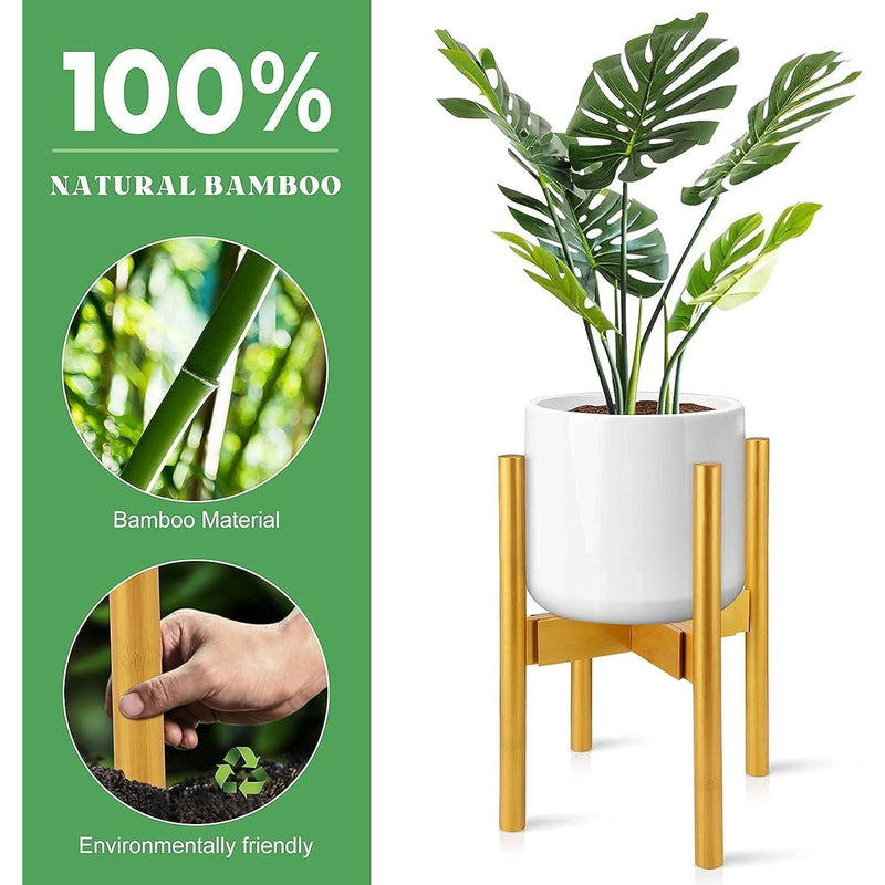 Bamboo Plant Pot Stand - Inntinn.in