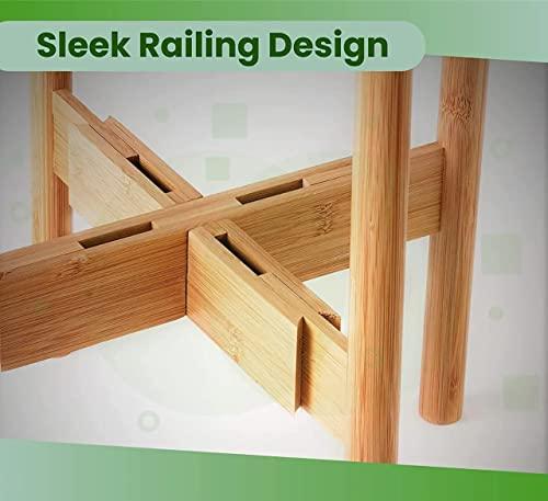 Bamboo Plant Pot Stand - Inntinn.in