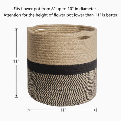 Jute Rope Plant Basket for 10" Pot - Inntinn.in