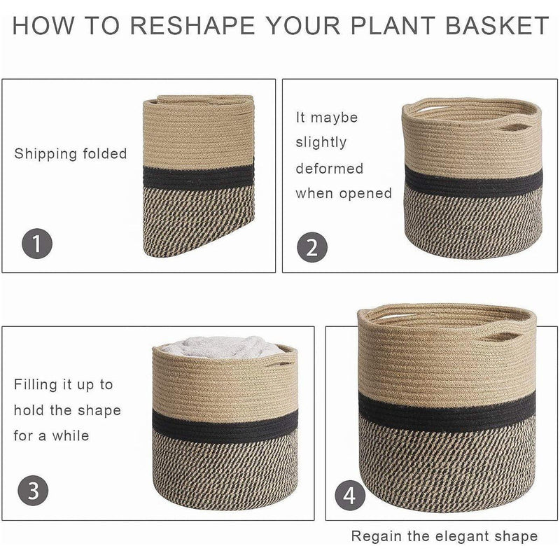 Jute Rope Plant Basket for 10" Pot - Inntinn.in