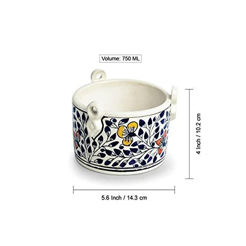 Hand painted Ceramic Pots (Set of 2) - Inntinn.in