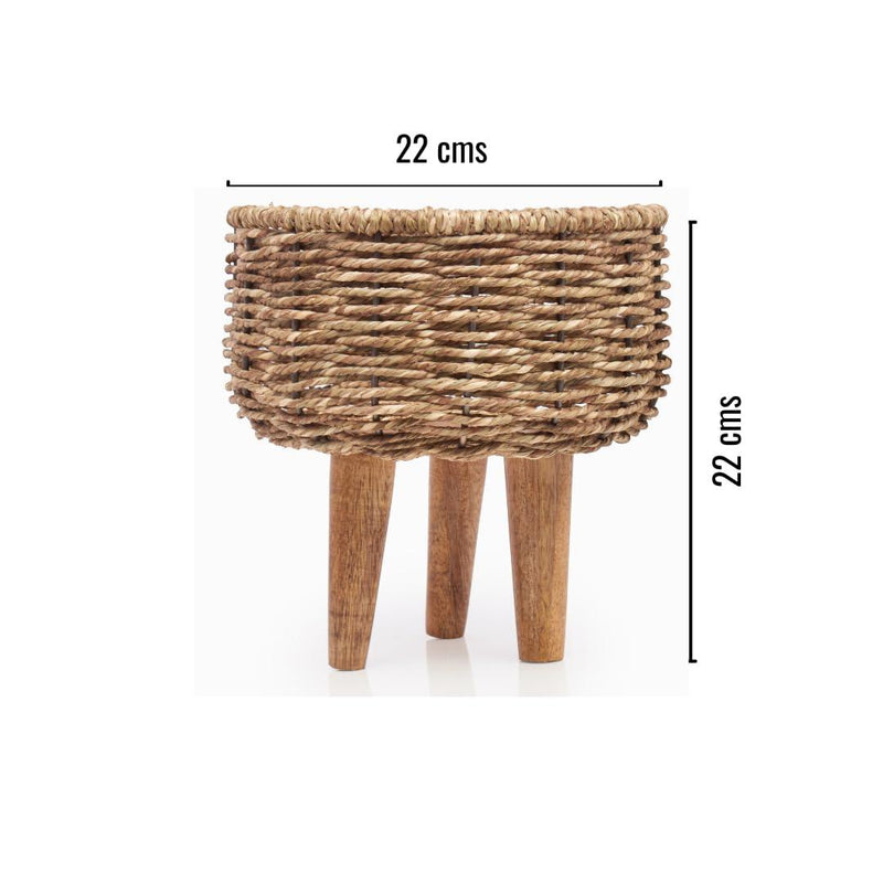 Jute Rope Planters, Set of 3 - Inntinn.in