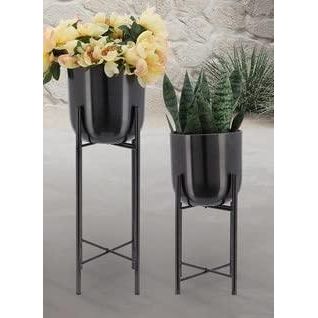 Modern Indoor Planters, Set of 2 - Inntinn.in