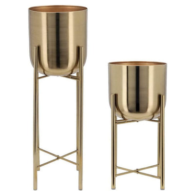 Modern Indoor Planters, Set of 2 - Inntinn.in