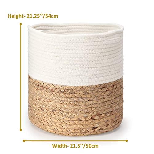 Rope Plant Basket | Woven Indoor Planter - Inntinn.in