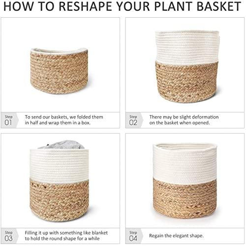 Rope Plant Basket | Woven Indoor Planter - Inntinn.in